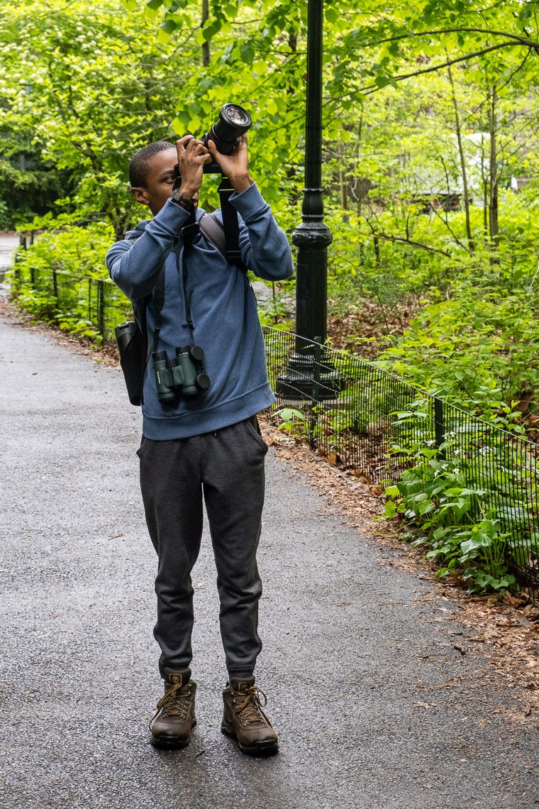Male_Birder_Looking_At_Owl_Central_Park_2022